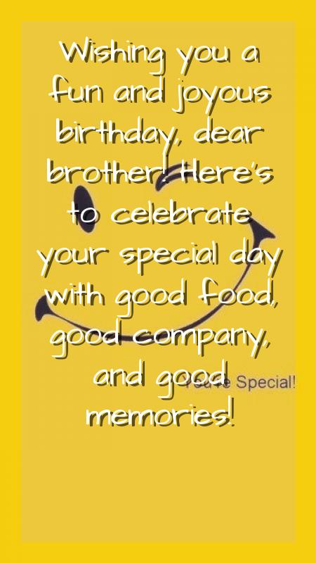 birthday wishes to small brother